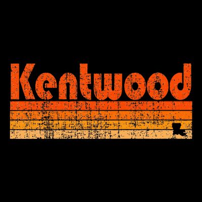 Kentwood Louisiana Retro 80s Style T-Shirt