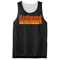 Kentwood Louisiana Retro 80s Style Mesh Reversible Basketball Jersey Tank