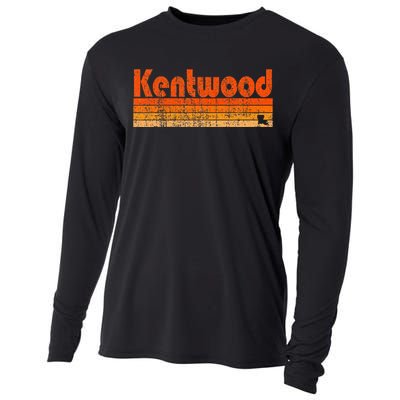 Kentwood Louisiana Retro 80s Style Cooling Performance Long Sleeve Crew