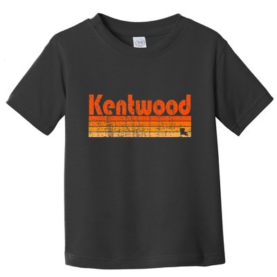 Kentwood Louisiana Retro 80s Style Toddler T-Shirt