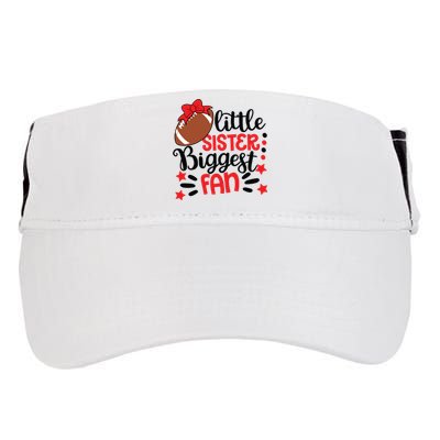 Kids Little Sister Biggest Fan Football Fan Game Day Game Season Adult Drive Performance Visor