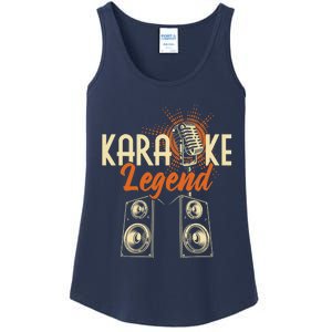 Karaoke Legend - Sing Music Bar Singer Singing Music Lover Ladies Essential Tank