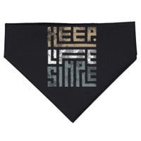 Keep Life Simple USA-Made Doggie Bandana