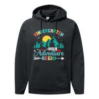 Kindergarten Let The Adventure Begin Back To School Costume Performance Fleece Hoodie