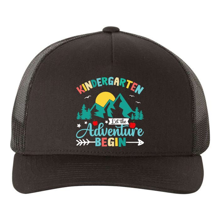 Kindergarten Let The Adventure Begin Back To School Costume Yupoong Adult 5-Panel Trucker Hat