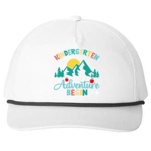 Kindergarten Let The Adventure Begin Back To School Costume Snapback Five-Panel Rope Hat