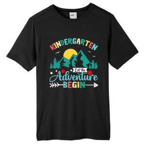 Kindergarten Let The Adventure Begin Back To School Costume Tall Fusion ChromaSoft Performance T-Shirt