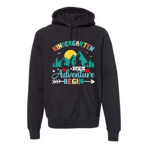 Kindergarten Let The Adventure Begin Back To School Costume Premium Hoodie