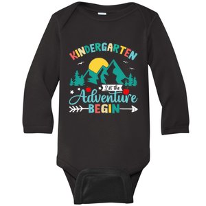 Kindergarten Let The Adventure Begin Back To School Costume Baby Long Sleeve Bodysuit