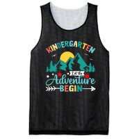 Kindergarten Let The Adventure Begin Back To School Costume Mesh Reversible Basketball Jersey Tank