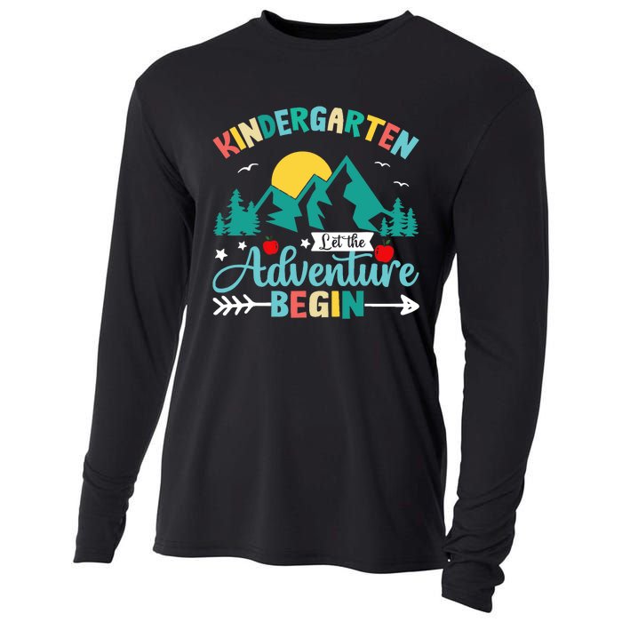 Kindergarten Let The Adventure Begin Back To School Costume Cooling Performance Long Sleeve Crew