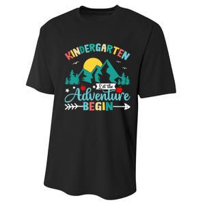 Kindergarten Let The Adventure Begin Back To School Costume Performance Sprint T-Shirt