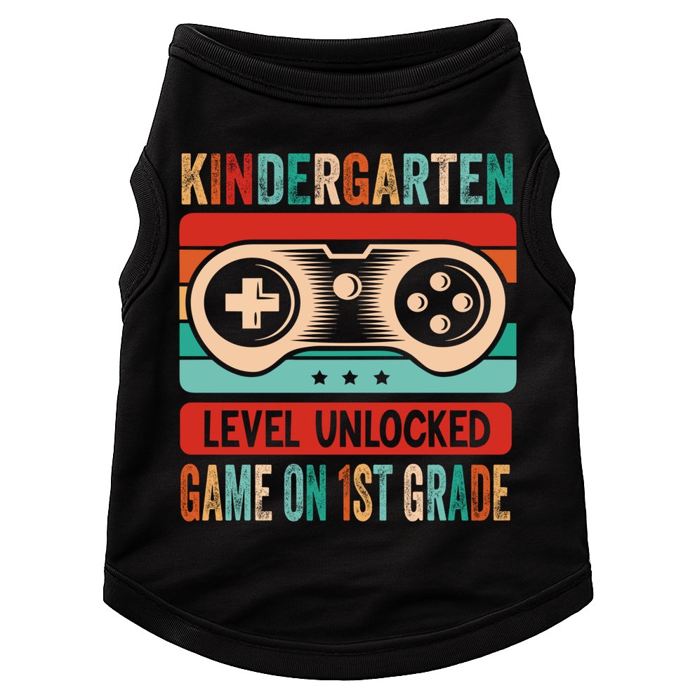 Kindergarten Level Unlocked Game On 1St Grade Video Gamer Meaningful Gift Doggie Tank