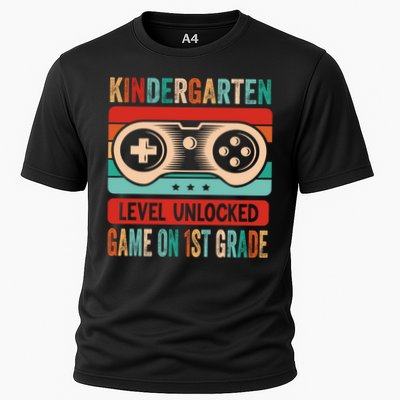 Kindergarten Level Unlocked Game On 1St Grade Video Gamer Meaningful Gift Performance Shirt