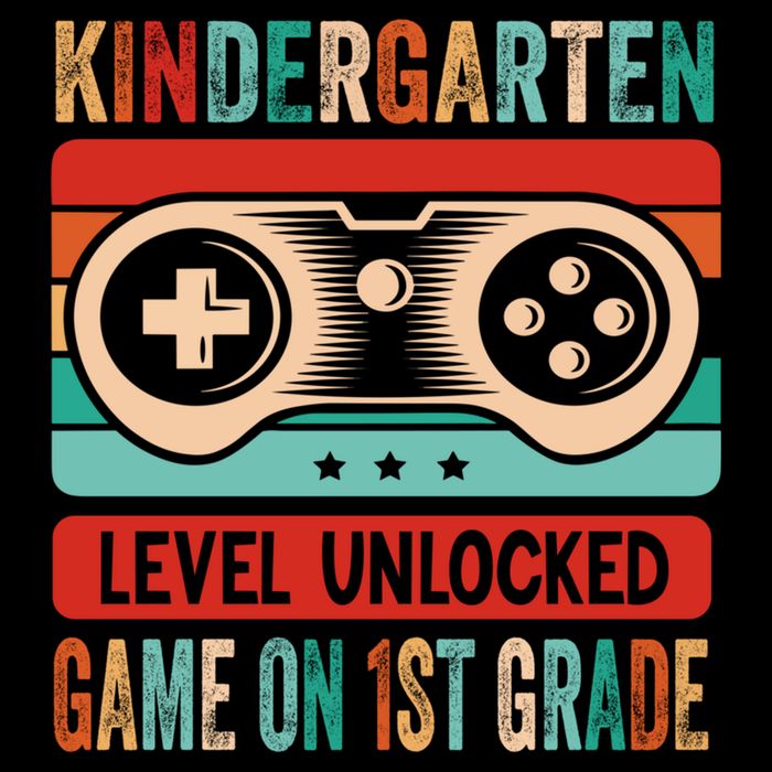 Kindergarten Level Unlocked Game On 1St Grade Video Gamer Meaningful Gift Cooling Performance Crew T-Shirt