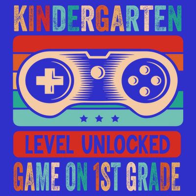 Kindergarten Level Unlocked Game On 1St Grade Video Gamer Meaningful Gift T-Shirt