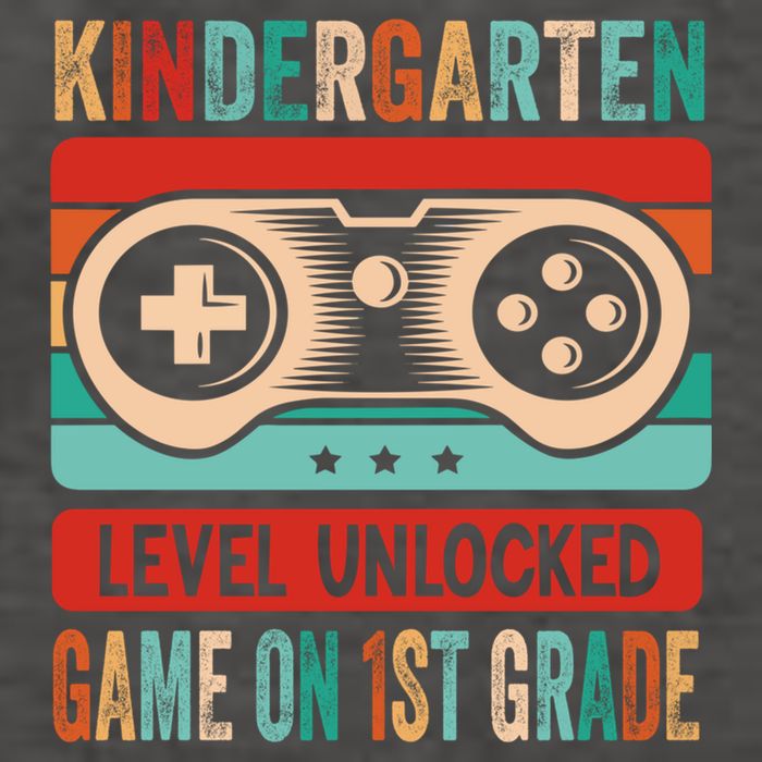 Kindergarten Level Unlocked Game On 1St Grade Video Gamer Meaningful Gift Vector Backpack