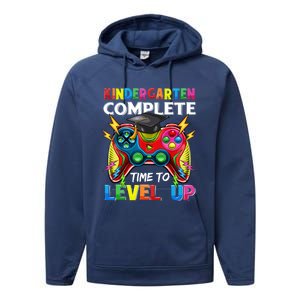 Kindergarten Level Unlocked Game To School Gift Performance Fleece Hoodie