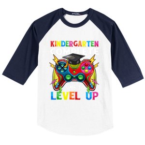 Kindergarten Level Unlocked Game To School Gift Baseball Sleeve Shirt