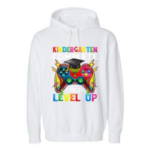 Kindergarten Level Unlocked Game To School Gift Garment-Dyed Fleece Hoodie