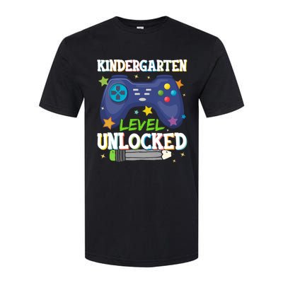 Kindergarten Level Unlocked Gamer Kinder Teacher Team Gift Softstyle® CVC T-Shirt