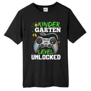 Kindergarten Level Unlocked Video Game Team Kindergarten Gift Tall Fusion ChromaSoft Performance T-Shirt