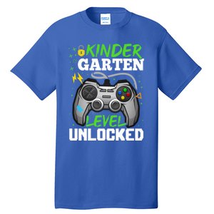 Kindergarten Level Unlocked Video Game Team Kindergarten Gift Tall T-Shirt