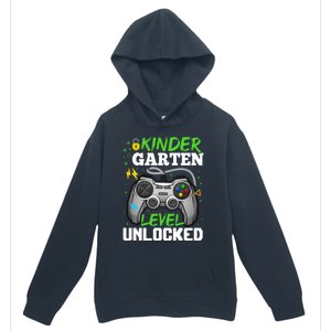 Kindergarten Level Unlocked Video Game Team Kindergarten Gift Urban Pullover Hoodie