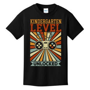 Kindergarten Level Unlocked Back To School Kindergarten Kids T-Shirt