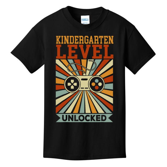 Kindergarten Level Unlocked Back To School Kindergarten Kids T-Shirt