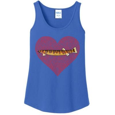 Kuhli Loach Valentines Day Fish Love Fingerprint Cool Gift Ladies Essential Tank