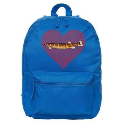 Kuhli Loach Valentines Day Fish Love Fingerprint Cool Gift 16 in Basic Backpack