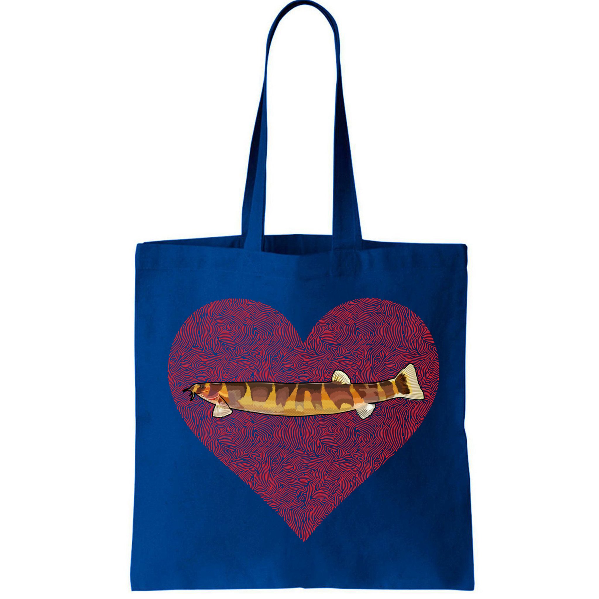 Kuhli Loach Valentines Day Fish Love Fingerprint Cool Gift Bag