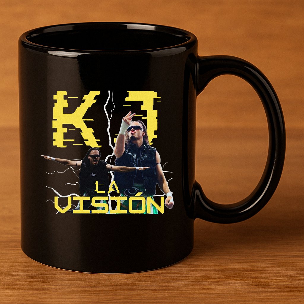 Kj La Vision 11oz C Handle Ceramic Mug