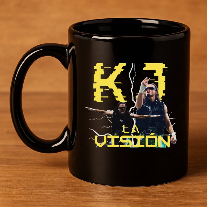 Kj La Vision 11oz C Handle Ceramic Mug