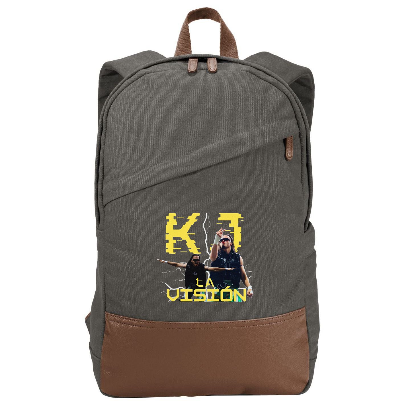 Kj La Vision Cotton Canvas Backpack
