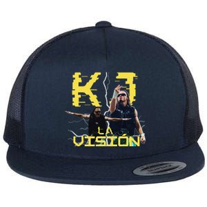 Kj La Vision Flat Bill Trucker Hat