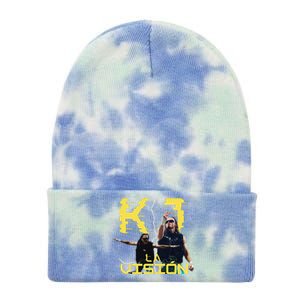 Kj La Vision Tie Dye 12in Knit Beanie