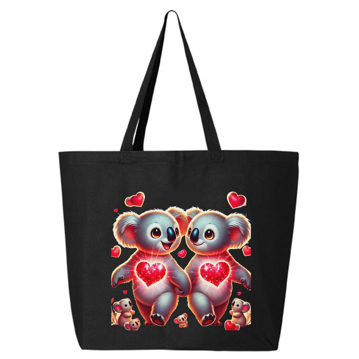 Koala Love ValentineS Day – Cute Romantic Koala Bear Gift. 25L Jumbo Tote