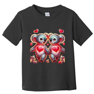 Koala Love ValentineS Day – Cute Romantic Koala Bear Gift. Toddler T-Shirt