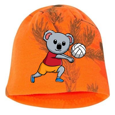 Koala Lover Volleyball Coach Spike Serve Team Sport Premium Kati - Camo Knit Beanie