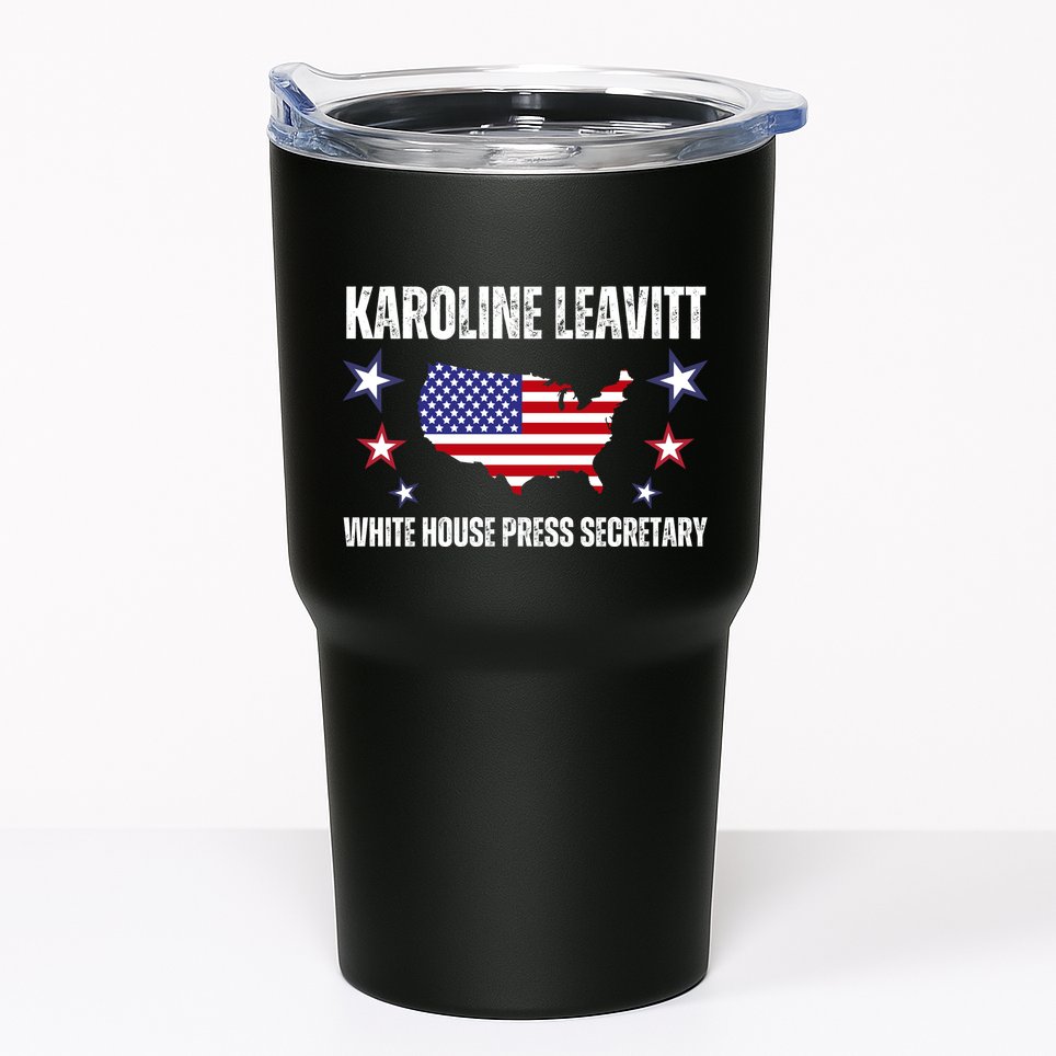 Karoline Leavitt White House Press Secretary Tumbler