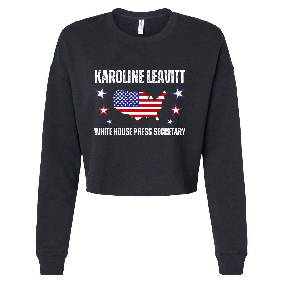 Karoline Leavitt White House Press Secretary Cropped Pullover Crew
