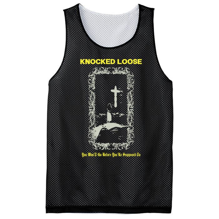 Knocked Loose You Won’T Go Before You’Re Supposed To Mesh Reversible Basketball Jersey Tank