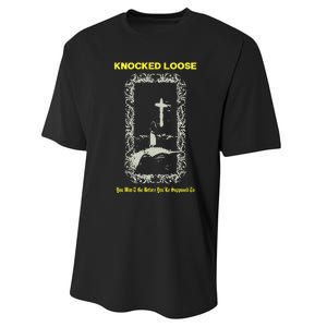 Knocked Loose You Won’T Go Before You’Re Supposed To Performance Sprint T-Shirt