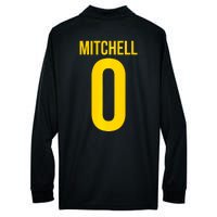 Kelsey Mitchell: 0 Front & Back Name Number Shirsey Ind Performance Long Sleeve Polo