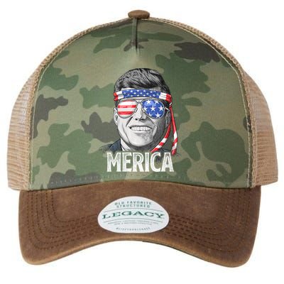 Kennedy Merica 4th Of July President Jfk American Flag Legacy Tie Dye Trucker Hat