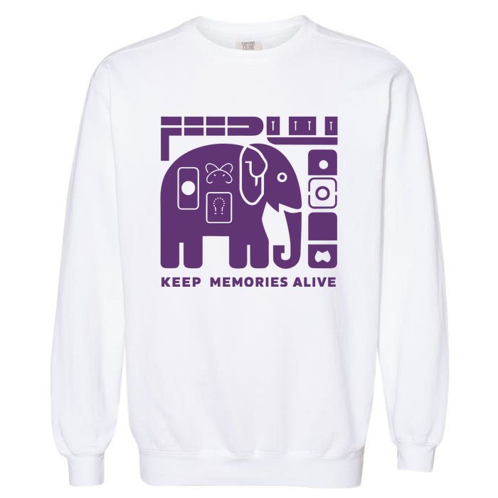 Keep Memories Alive Alzheimers Disease Awareness Garment-Dyed Sweatshirt