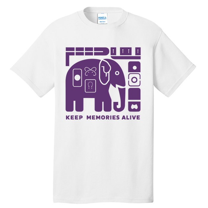 Keep Memories Alive Alzheimers Disease Awareness Tall T-Shirt