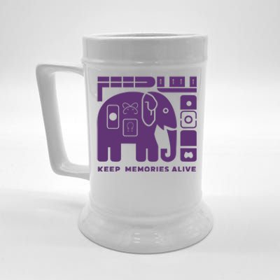 Keep Memories Alive Alzheimers Disease Awareness Beer Stein